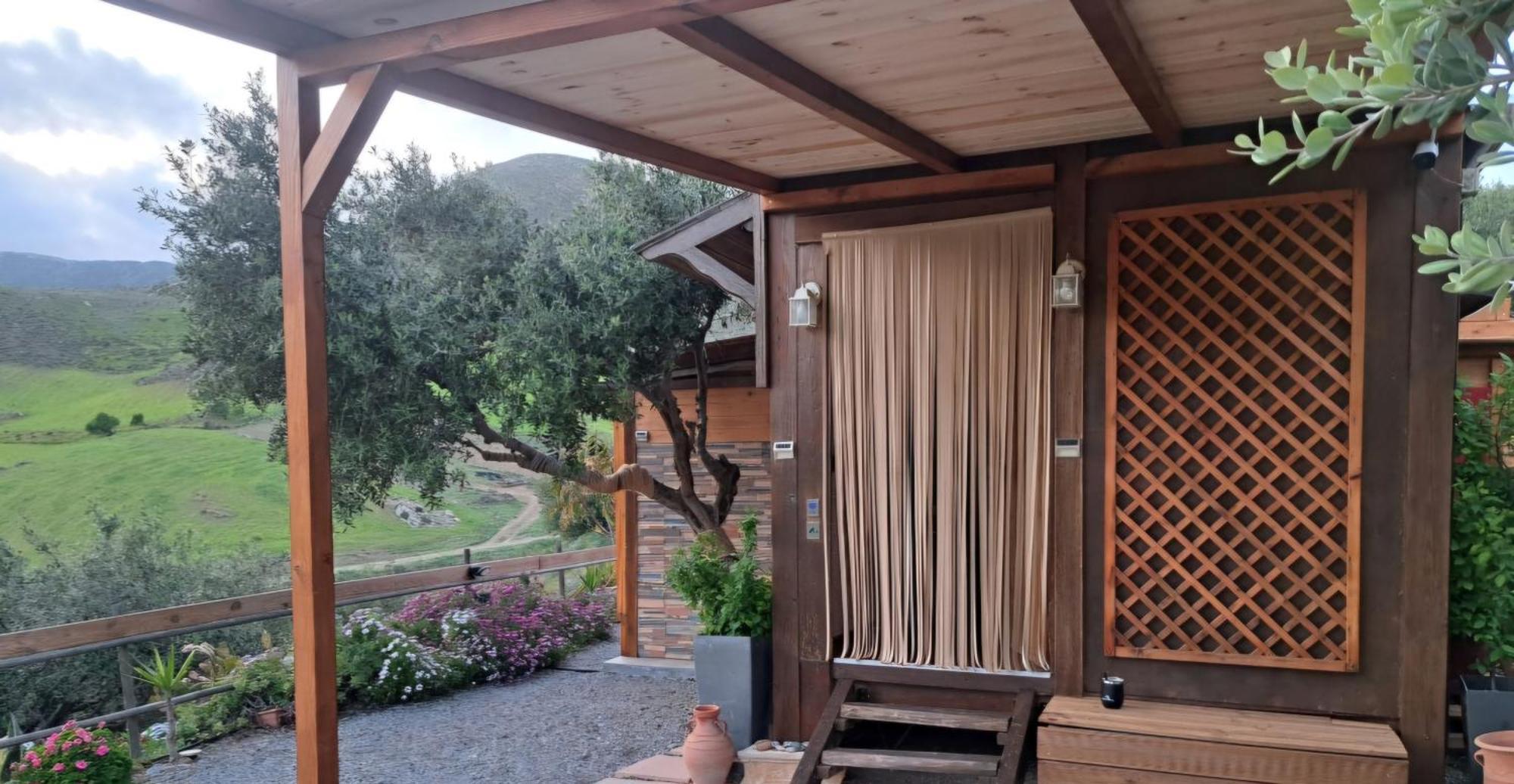 Гостевой дом Wooden House At The Mountain-Private Paranimfoi Экстерьер фото